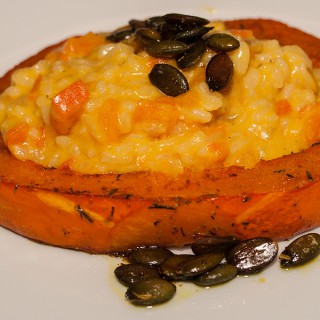 Kürbisrisotto